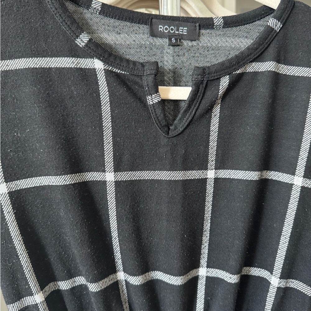 Roolee Black and White Checkered Dress - Picture 6 of 6